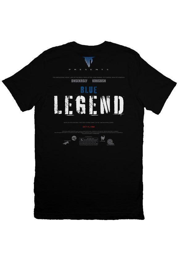 Now Playing Series Blue Legend Mens Black T Shirt