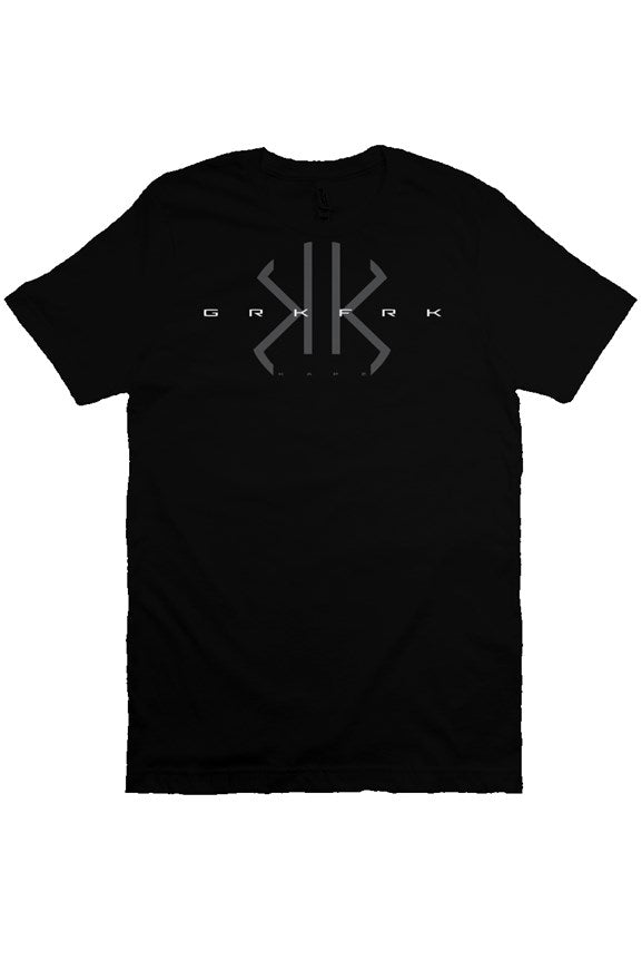 IKONIC Moniker grkfrk Logo Black T Shirt 