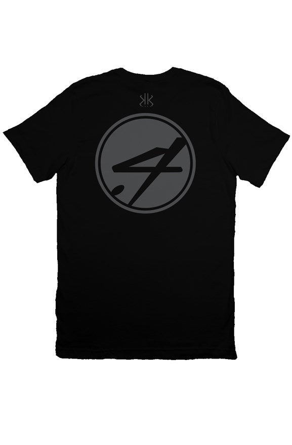 IKONIC Moniker dfish Logo Black T Shirt 