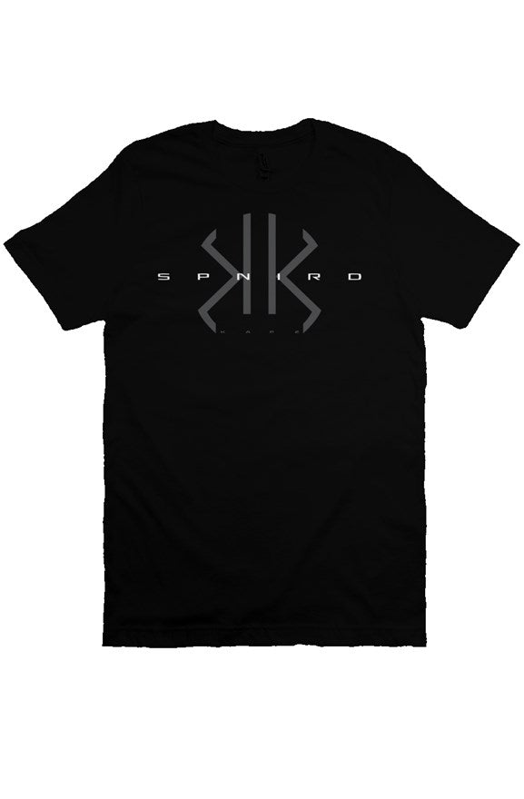IKONIC Moniker spnird  Logo Black T Shirt 