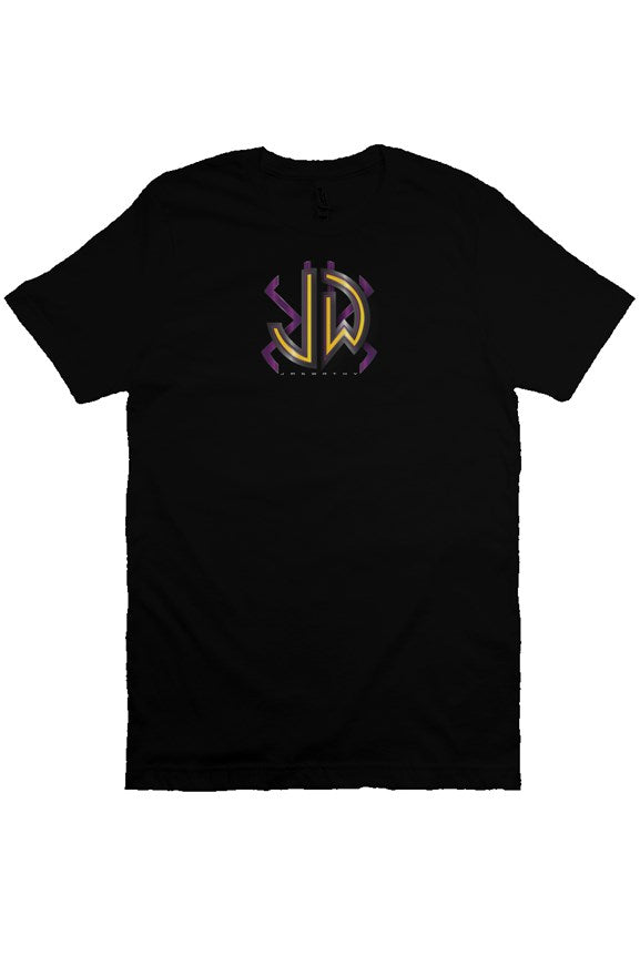 IKON Hero JW Lakers Logo Black T Shirt 