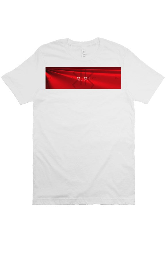 BV Series Red 0:01 Mens White T Shirt