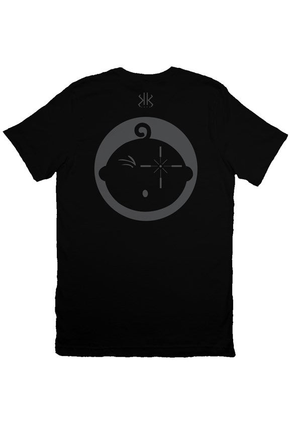 IKONIC Moniker bbyfceasasn Logo Black T Shirt