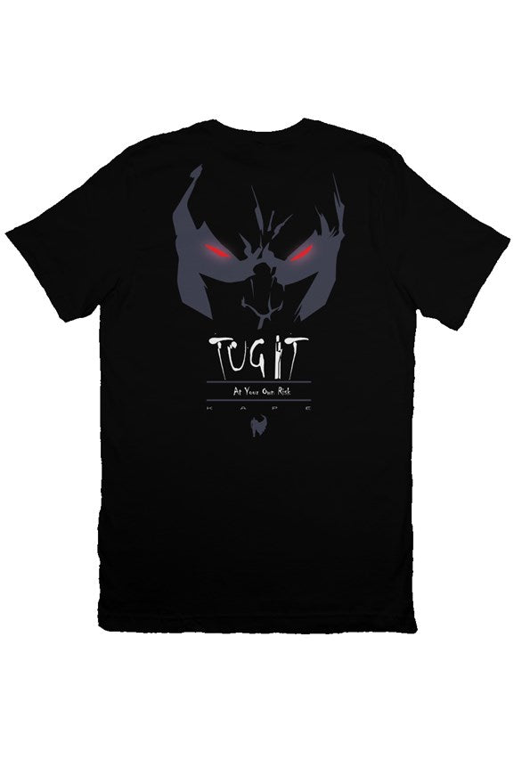 Tug It Series At Your Own Risk Mens Black T Shirt