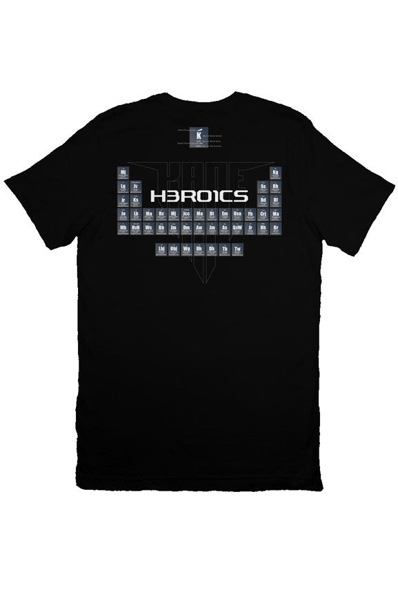 OHW Periodic Table of Heroics Black Men's T Shirt