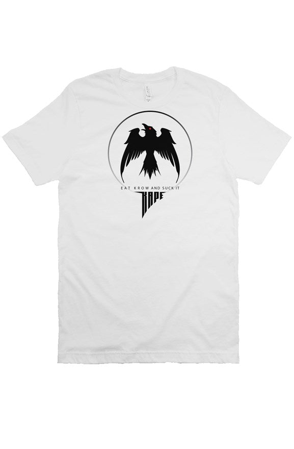 OHW Eat Crow and Suck It FRONT Men's White T-Shirt