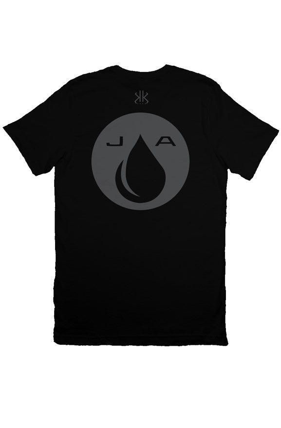 IKONIC Moniker JADROP Logo Black T Shirt 
