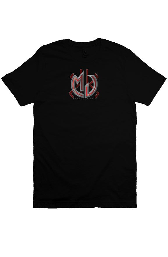 IKON Hero MJ Bulls Logo Black T Shirt 