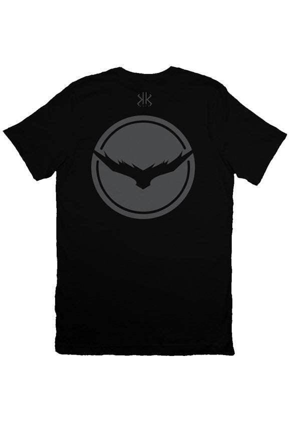 IKONIC Moniker unibrw Logo Black T Shirt 